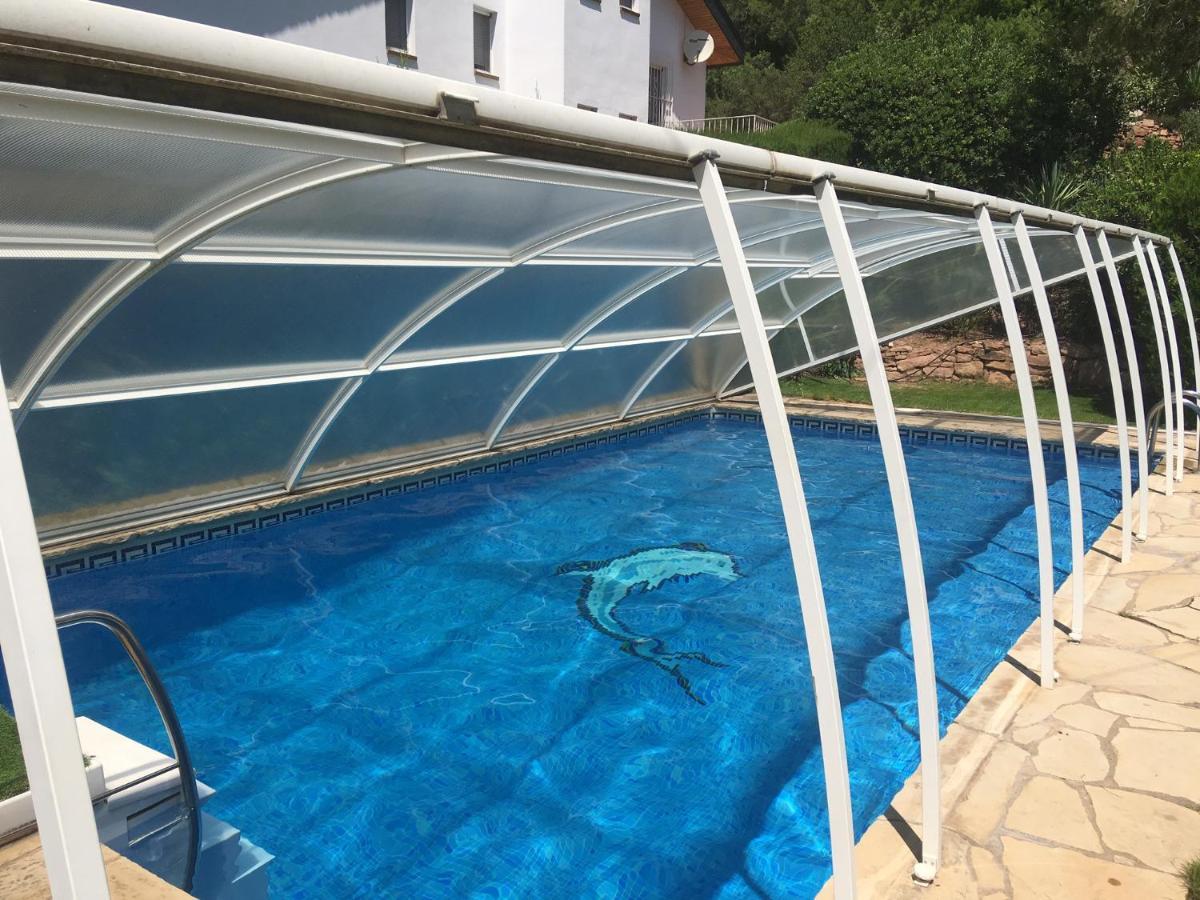 Casa Acogedora Familiar Con Piscina Palleja Exterior photo